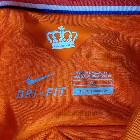 Nike Dri-Fit Holland Netherlands Womens Large Oran - Picture 4 of 10